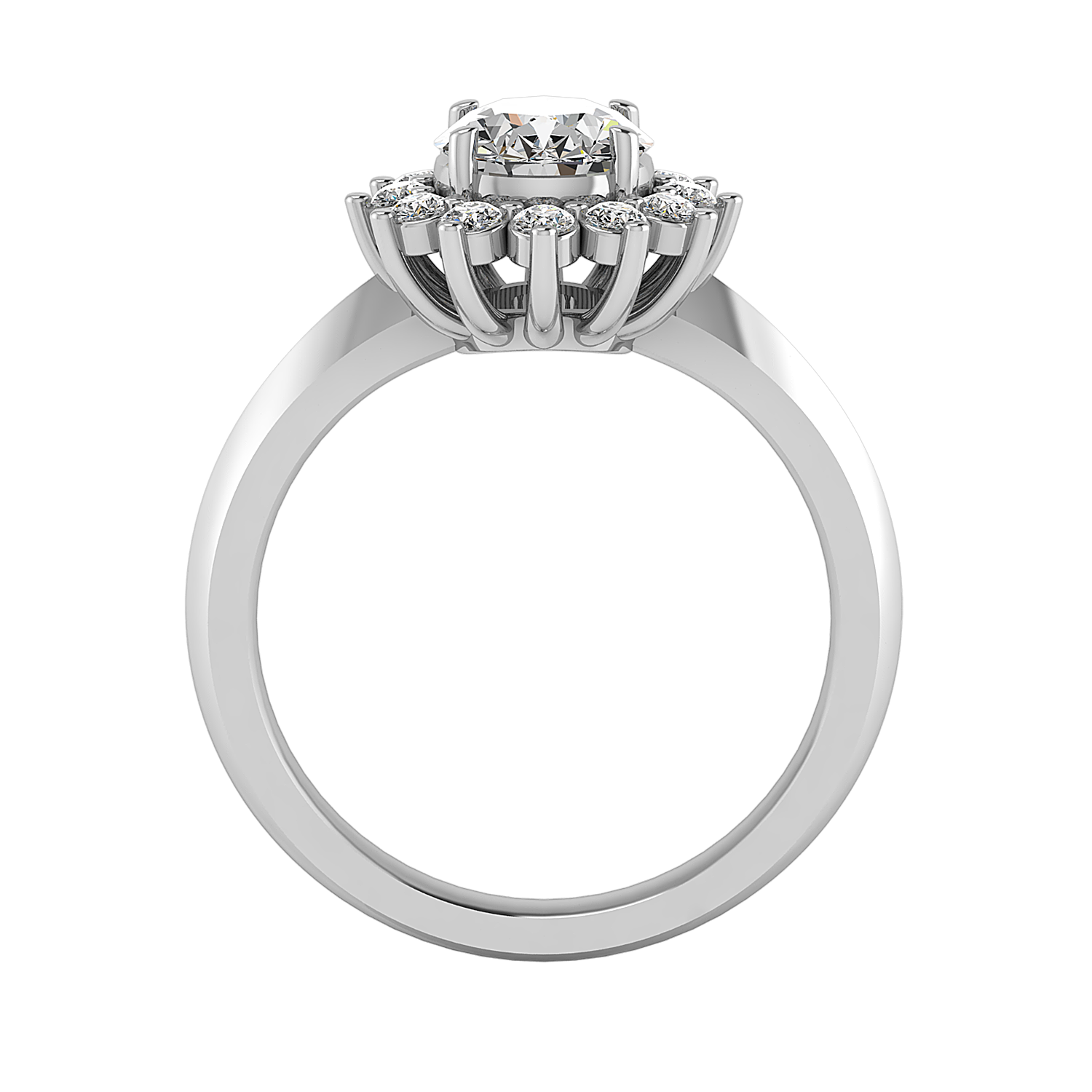 Lia Halo Engagement Ring